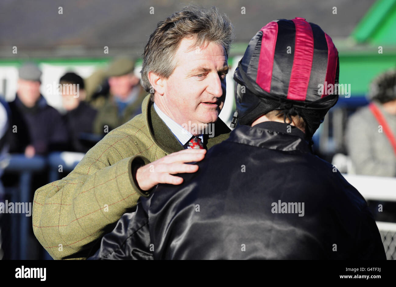 Horse Racing - Catterick Bridge Stock Photo