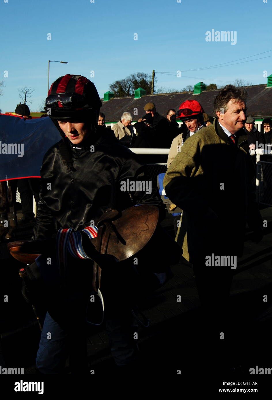 Horse Racing - Catterick Bridge Stock Photo