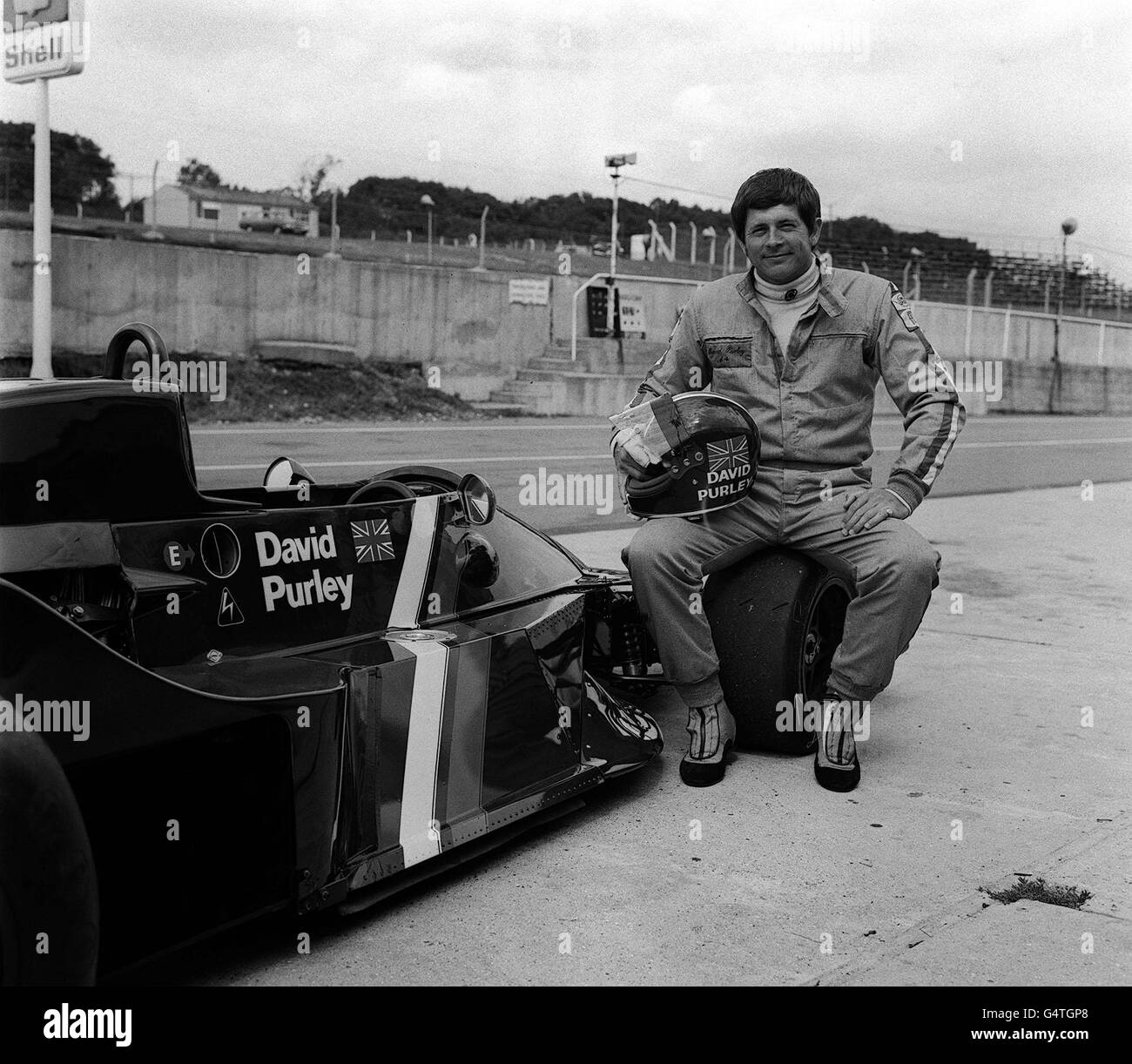 Racing driver David Purley Stock Photo Alamy