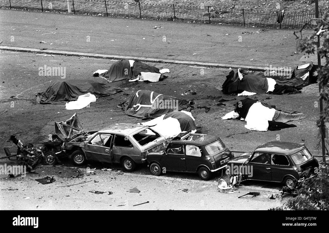 Hyde Park bomb Stock Photo Alamy