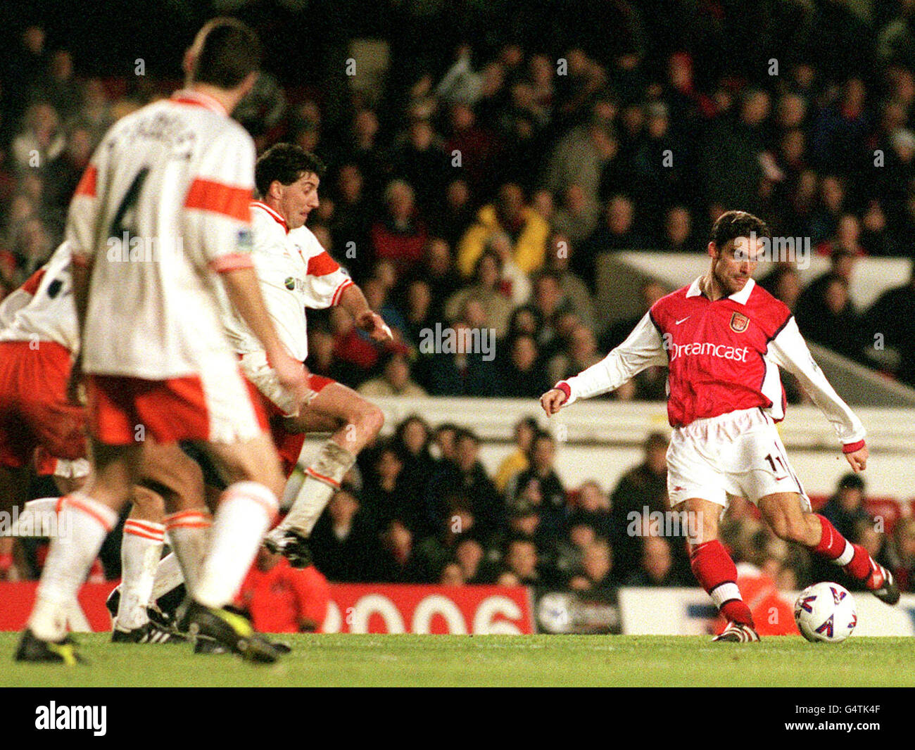 Soccer/Arsenal v B'pool 4 Stock Photo - Alamy