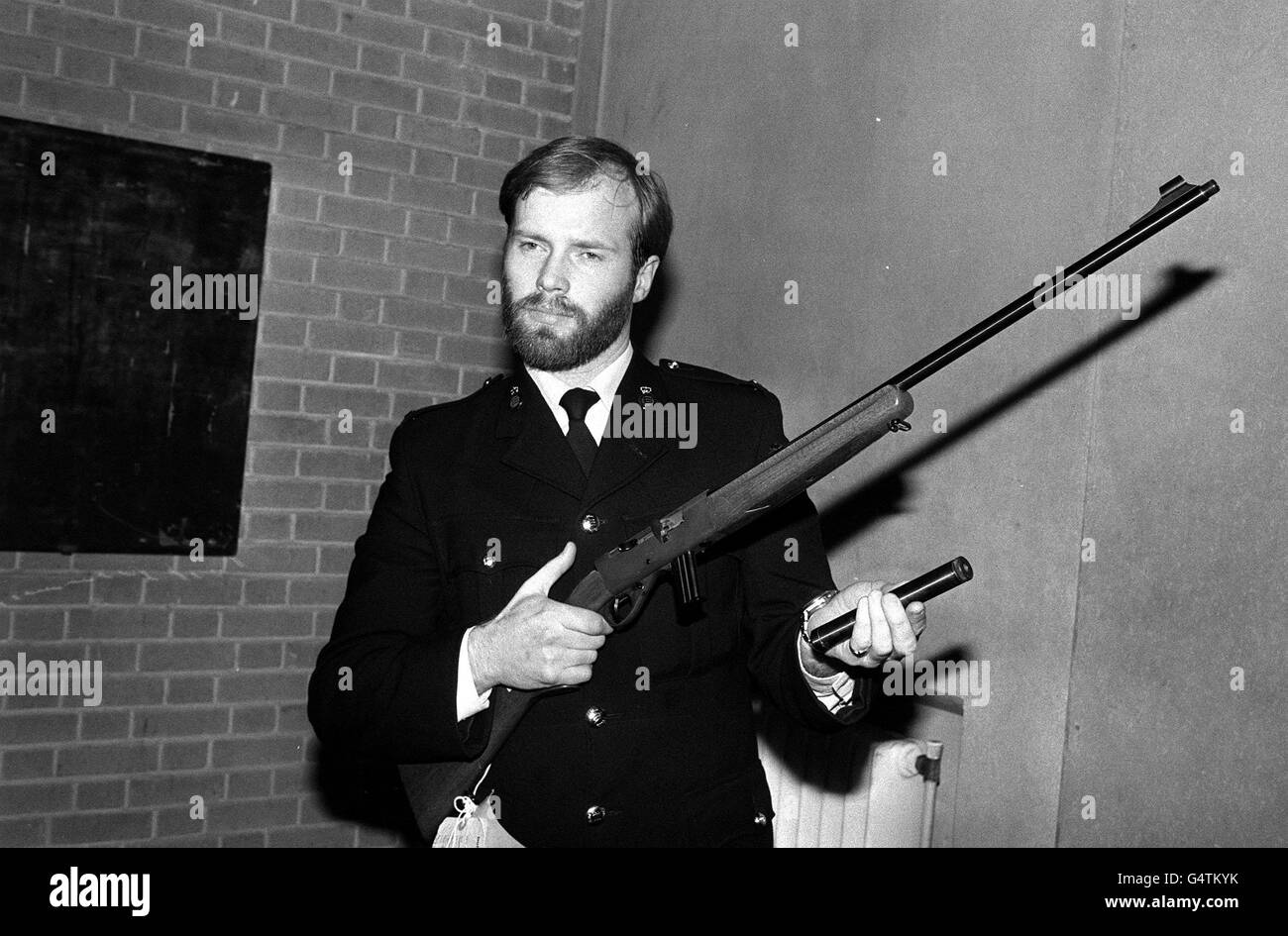 Exhibits Officer / Bamber murder weapon Stock Photo