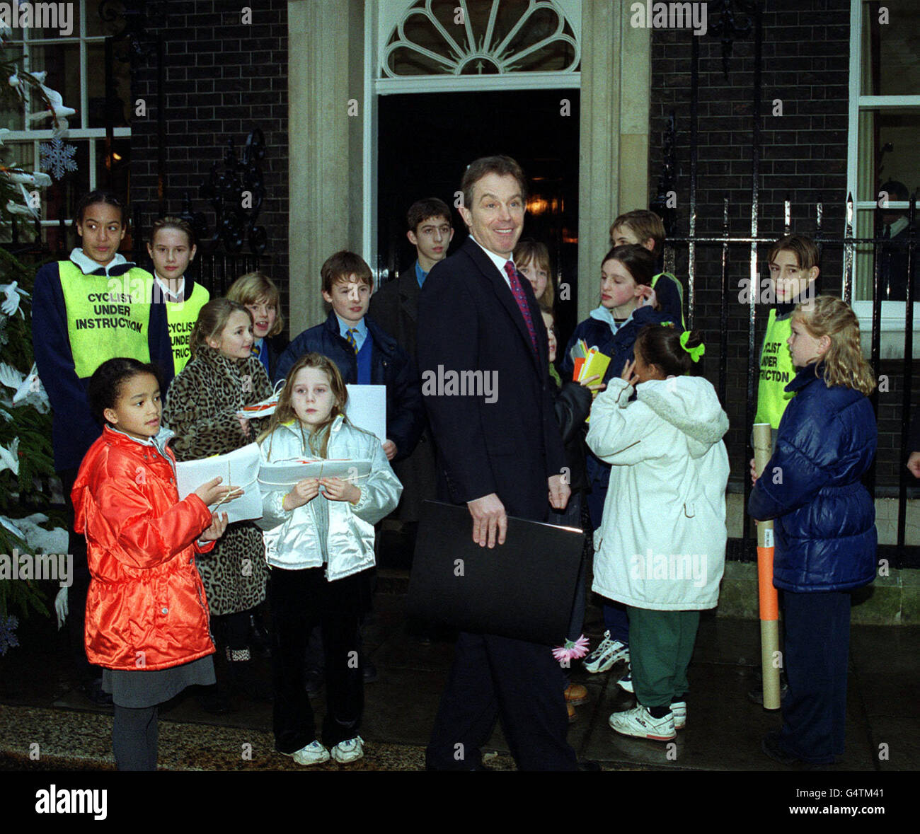 Tony Blair Children Stock Photo - Alamy