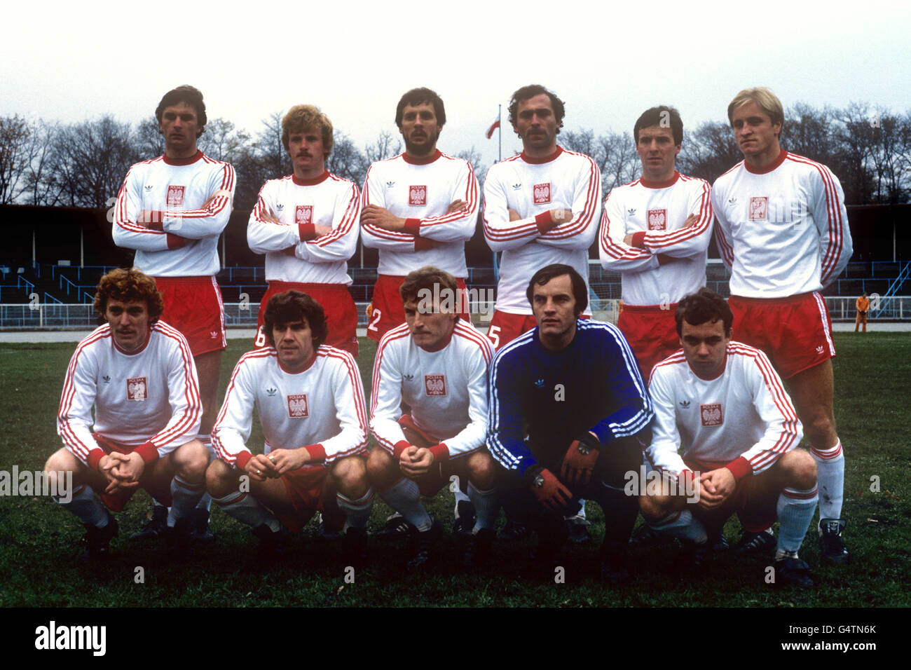 Soccer - FIFA World Cup 1982 - Qualifier - Group 7 - Poland v Malta - Wroclaw, Poland Stock Photo