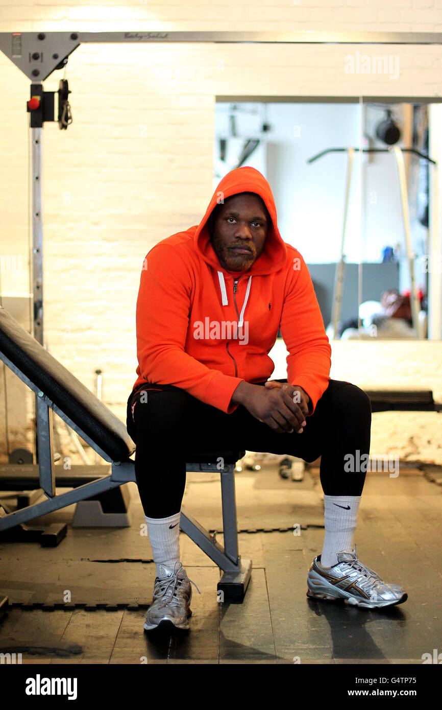 Boxing - Dereck Chisora Media Work-Out - Mygym Stock Photo