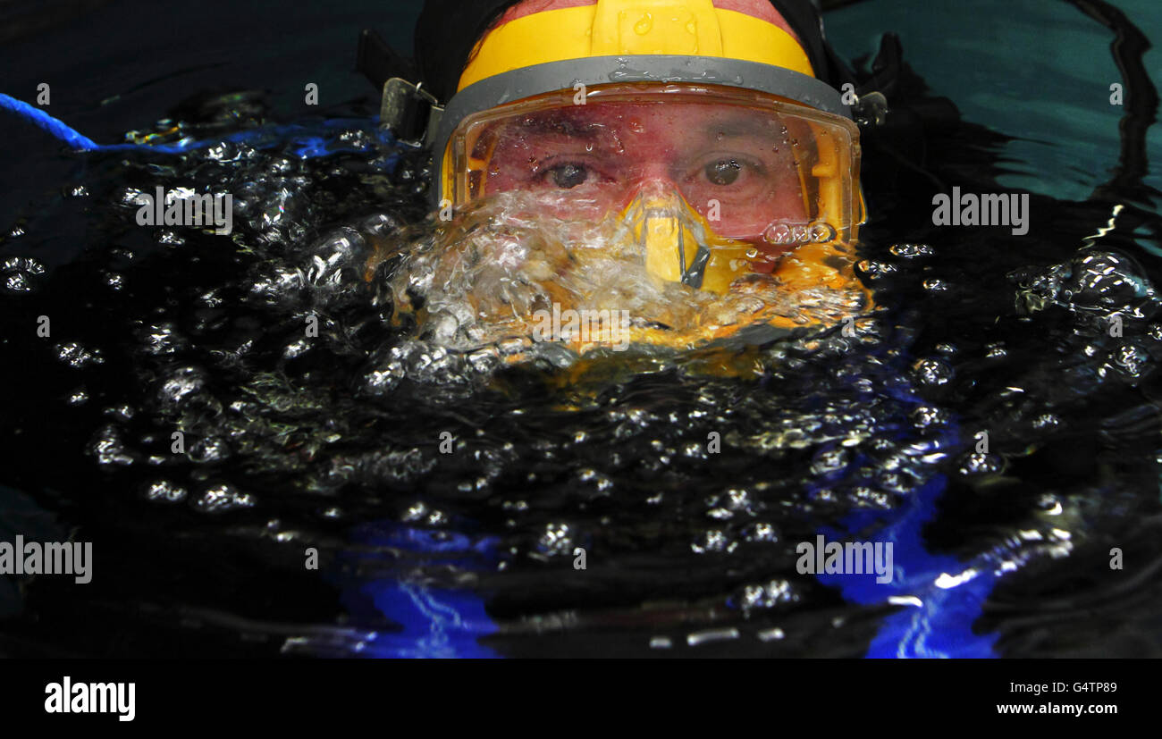 Engineer Paul Oakley in Qinetiq's Acoustic Chamber, part of the new ...