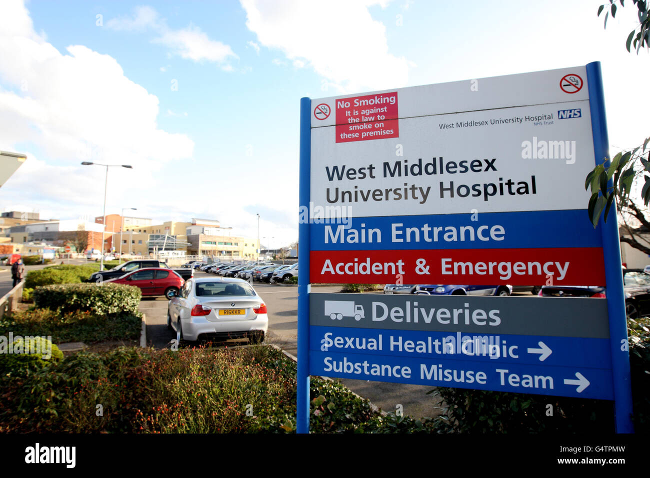 West Middlesex Hospital London Stock Photo Alamy