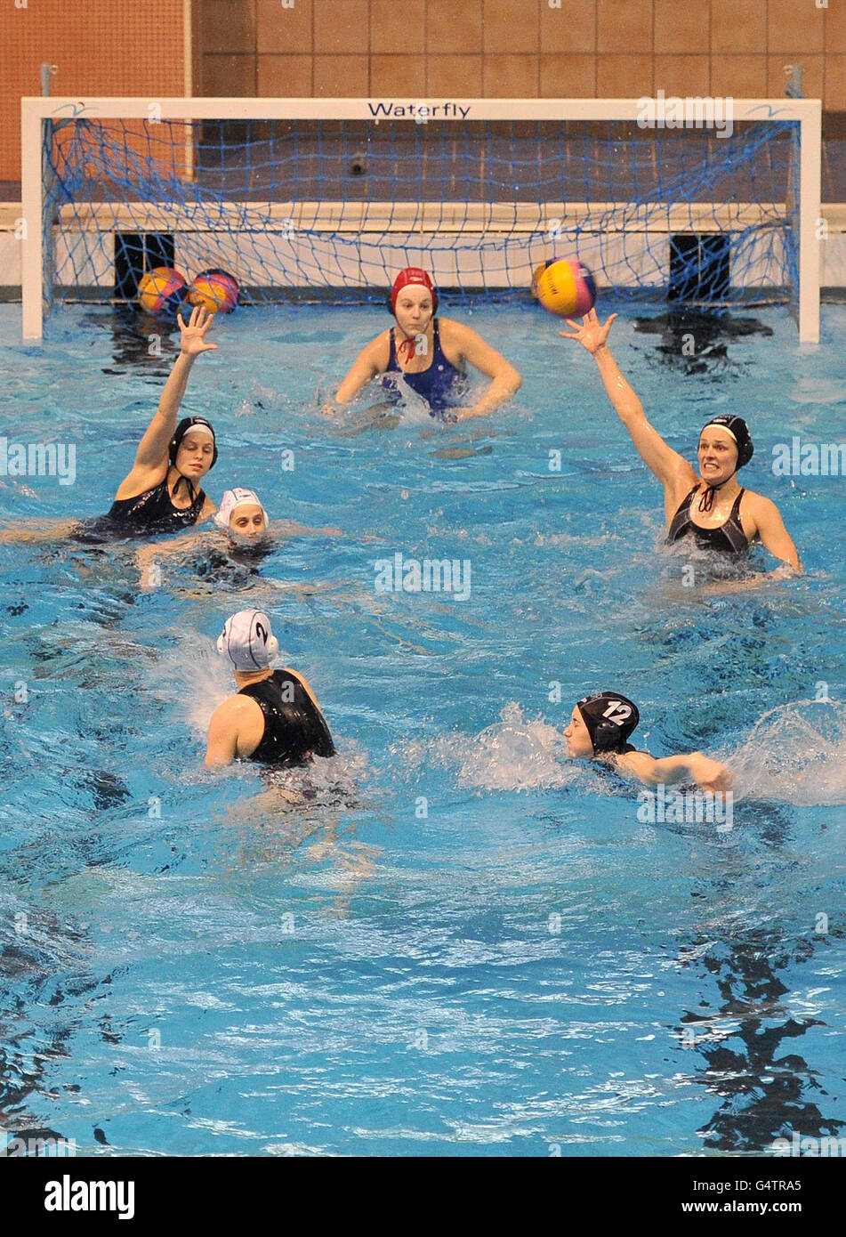 Water Polo Great Britain Training Aquatics Centre Stock Photo Alamy