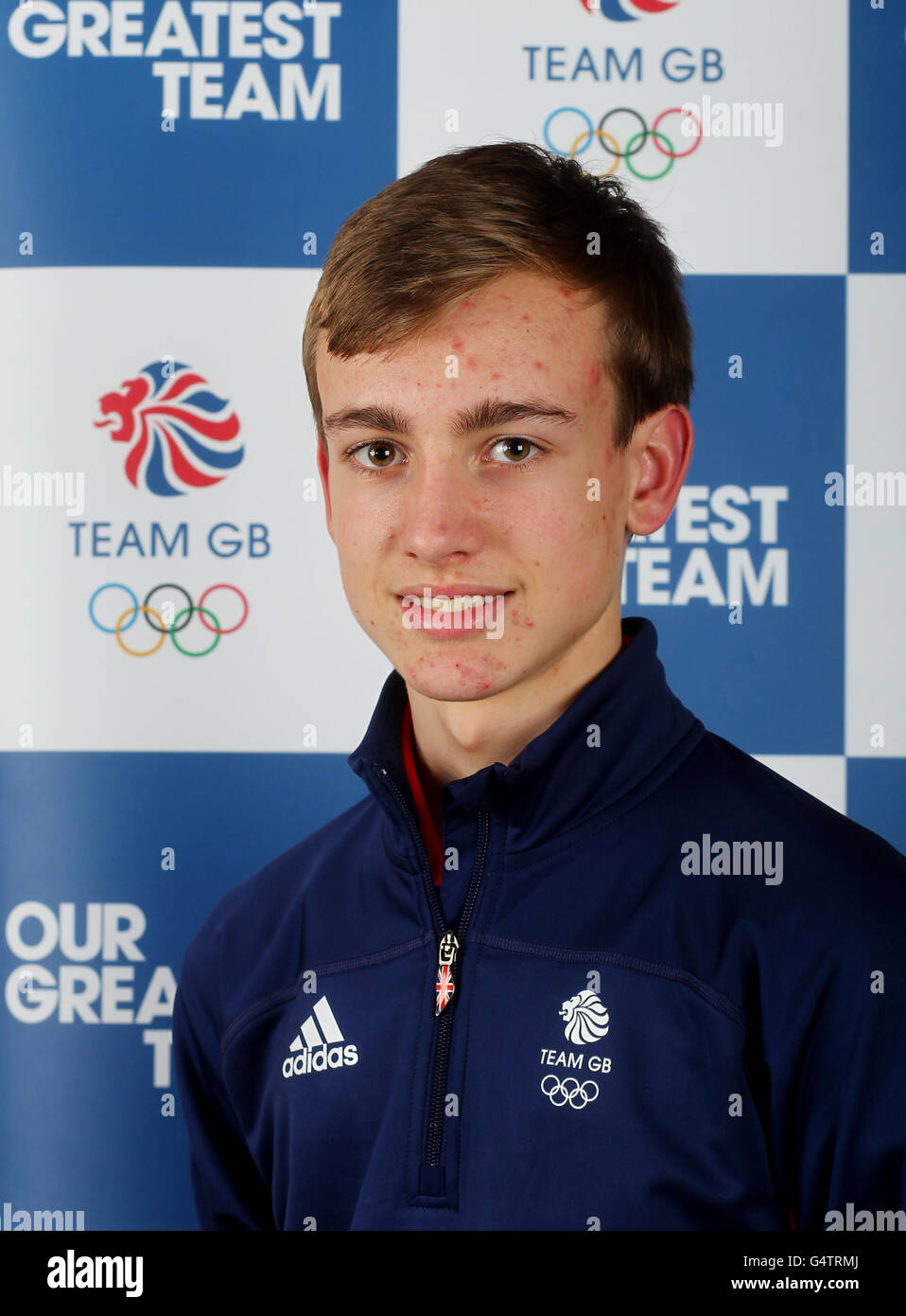 Winter Youth Olympic Games Photocall Gatwick. Jack Burrows, competing in the Short Track at