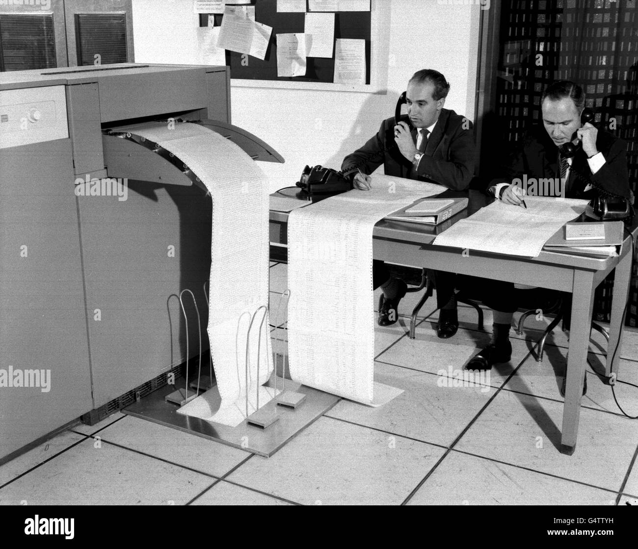 Works with computer Black and White Stock Photos Images Alamy