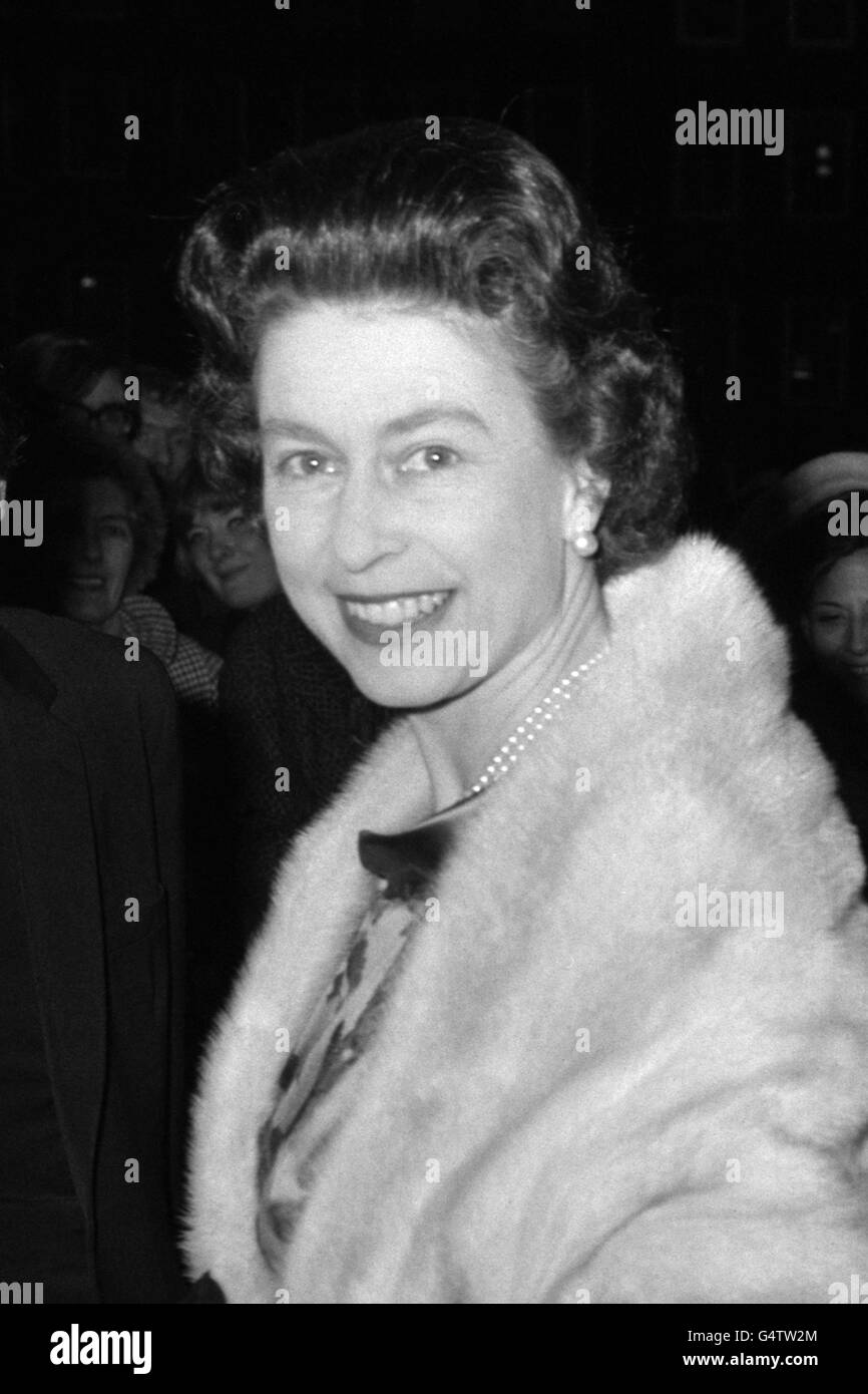 Royalty - Queen Elizabeth II, Bar and Law Society Reception - Inner Temple, London Stock Photo