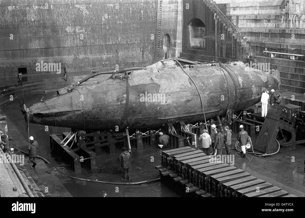 Britain's first submarine  / 'Holland I' Stock Photo