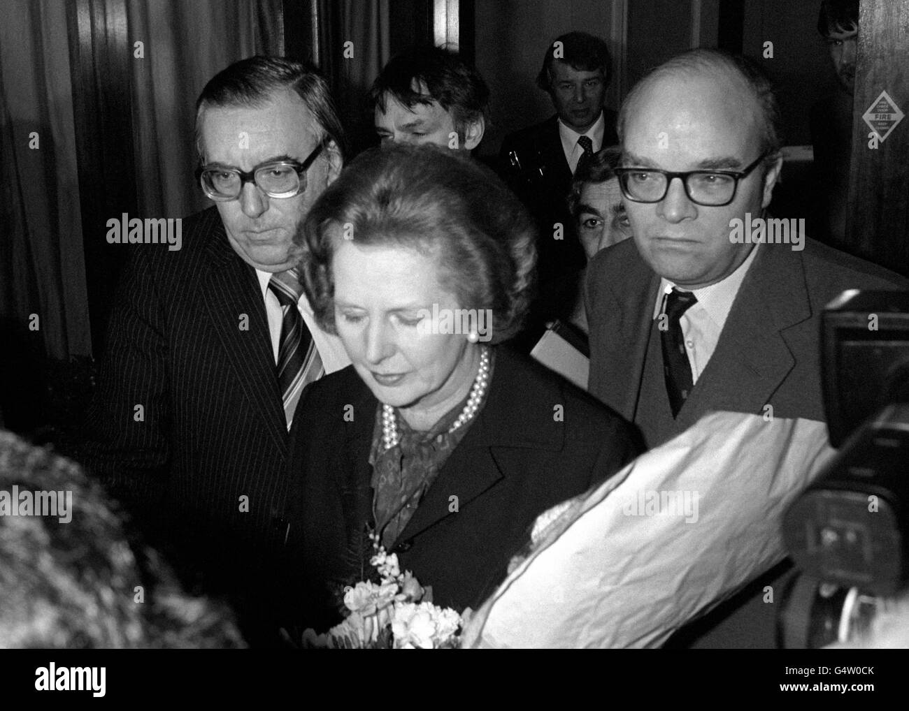 Margaret Thatcher - Mark Thatcher Missing - 1982 Stock Photo