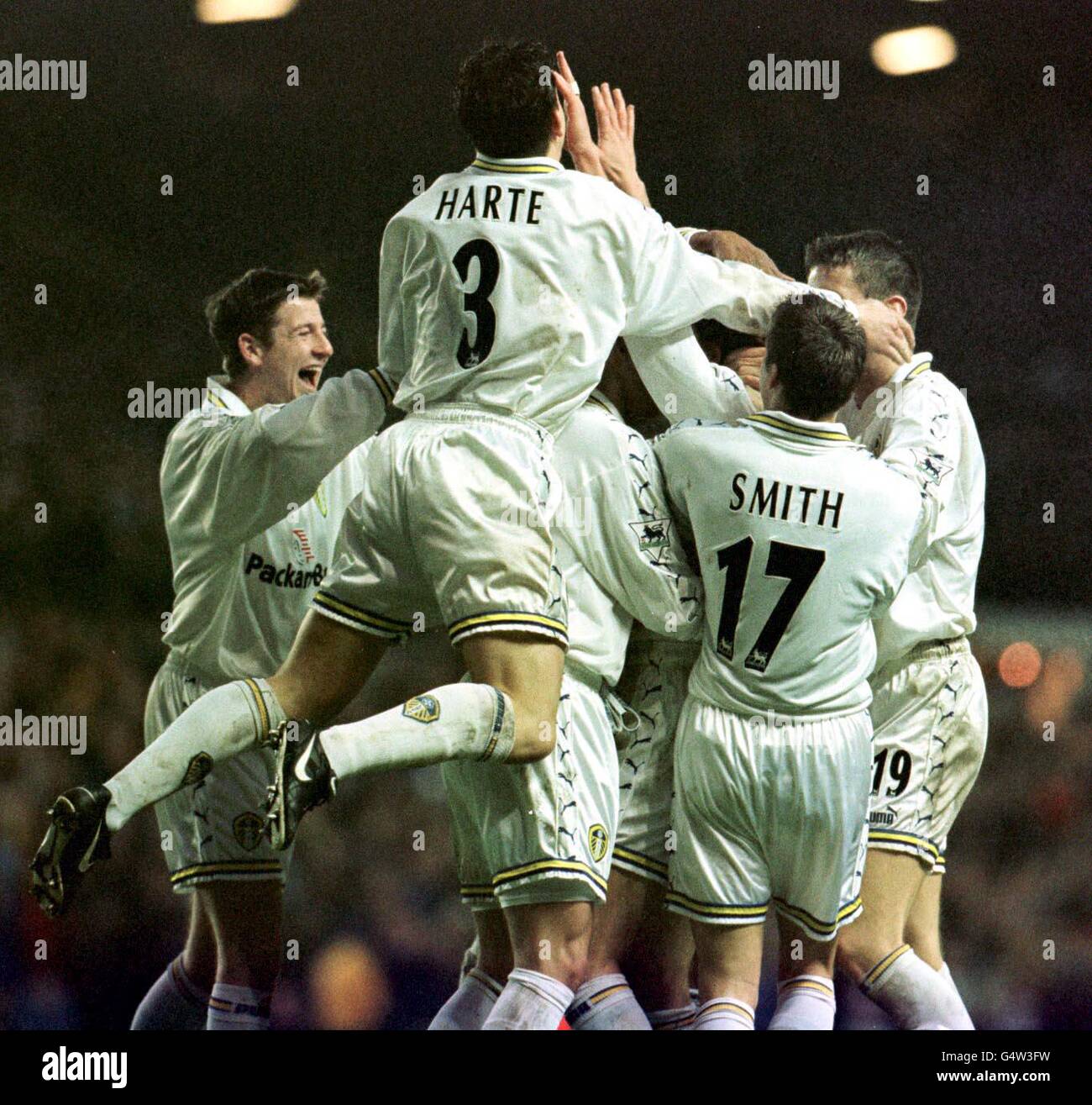 PA PHOTOS/AAP - UK USE ONLY : Australian soccer star Harry Kewell sets  himself up to score for Leeds United during a friendly match against  Chilean Club team Colo Colo at Colonial