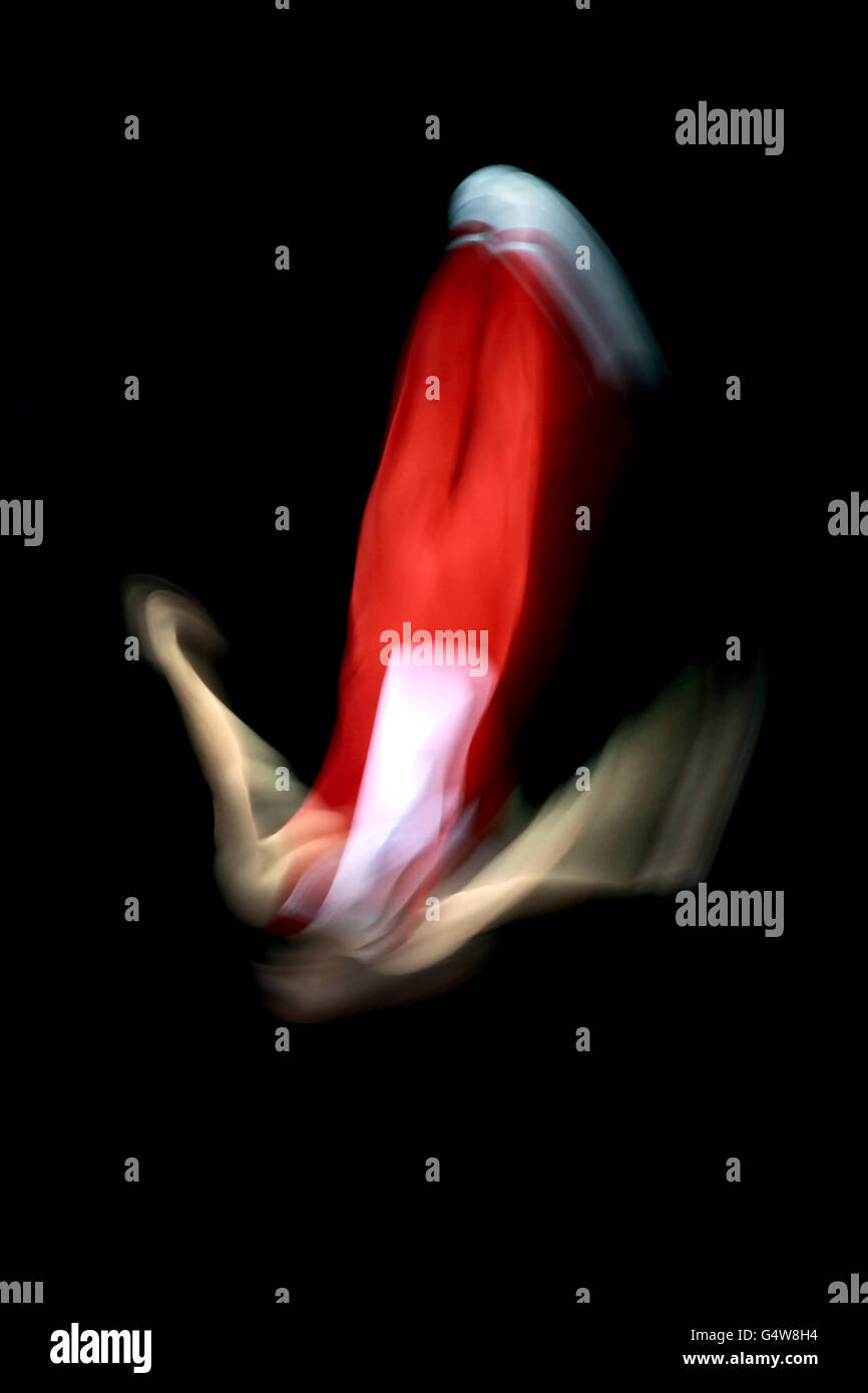 Canada's Charles Thibault during the Trampoline and Tumbling World