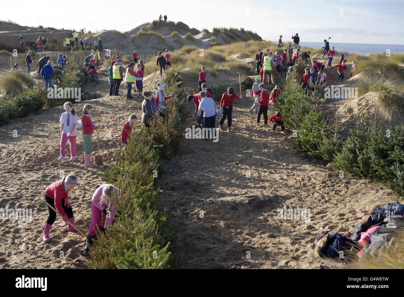 Children from St Jerome's Catholic Primary School, Formby join local