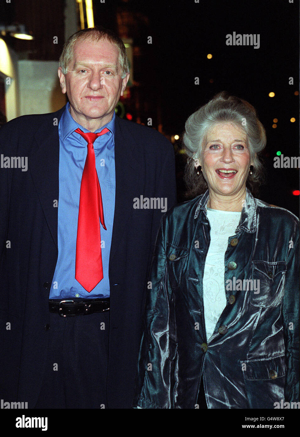 Duncan Preston and Phyllida Law at the Sky Premier gala screening of 'Milk' at the Gate Cinema in Notting Hill, London. Stock Photo