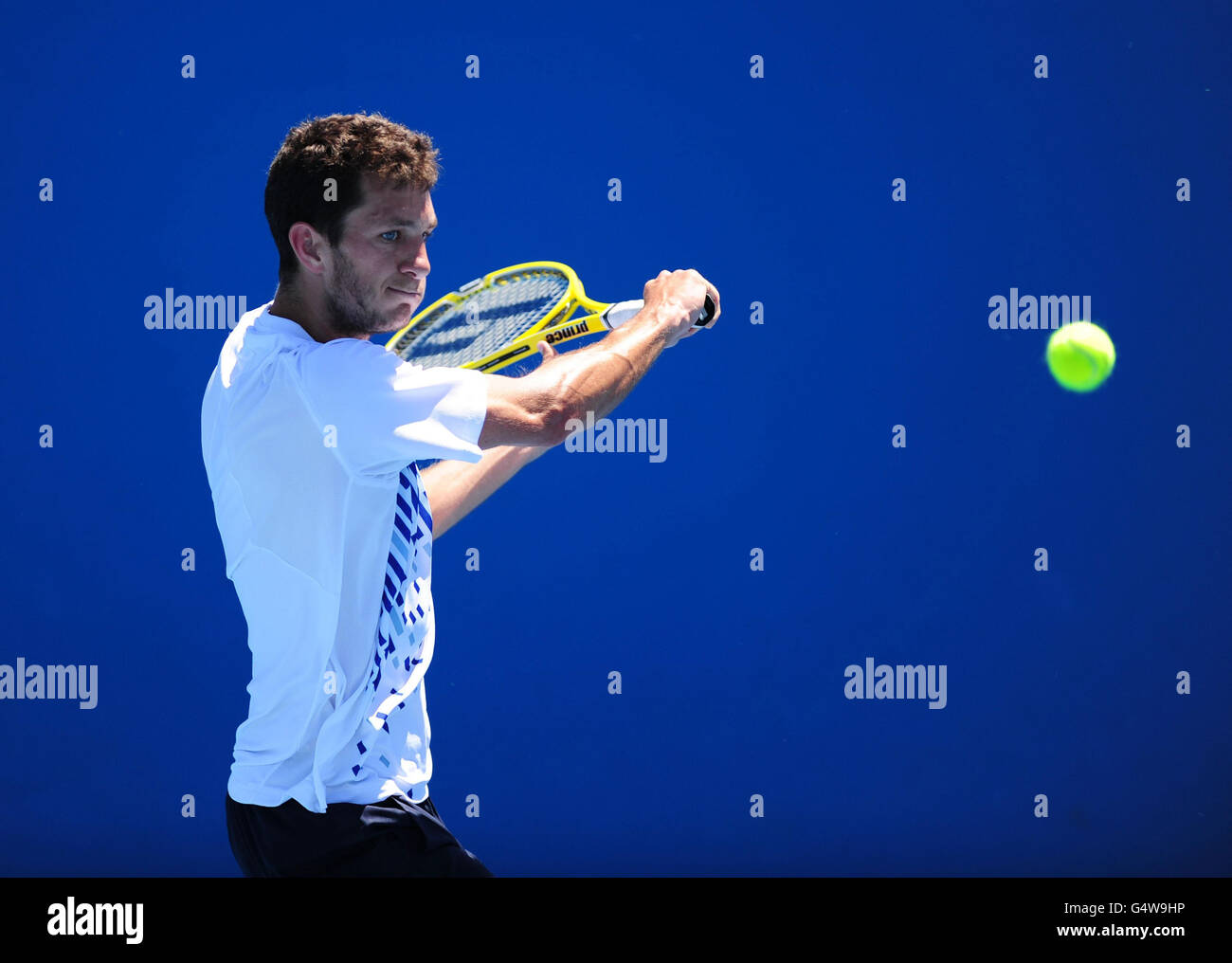 Tennis 2012 Australian Open Day One Melbourne Park Stock Photo