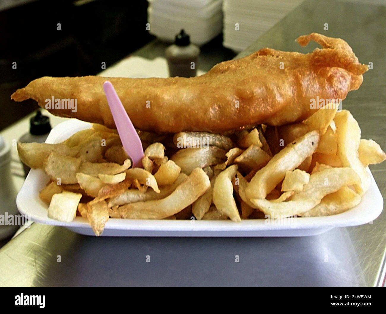 Fish and Chips Worsley, Manchester Stock Photo Alamy
