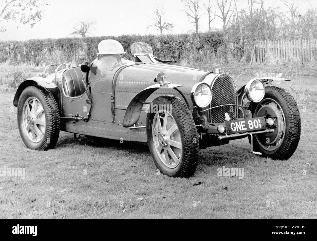 A 1928 Bugatti Type 35C, which was owned by Lancashire industrialist Alan Hawarth who died last year, which is to be auctioned Stock Photo