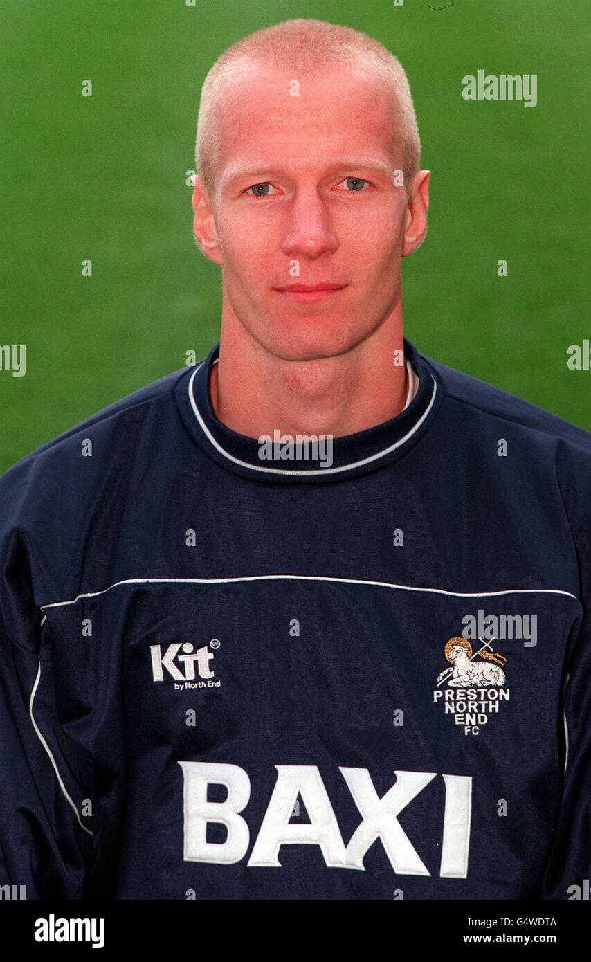 Tepi Moilanen/Preston. Tepi Moilanen of Preston North End football club. Stock Photo