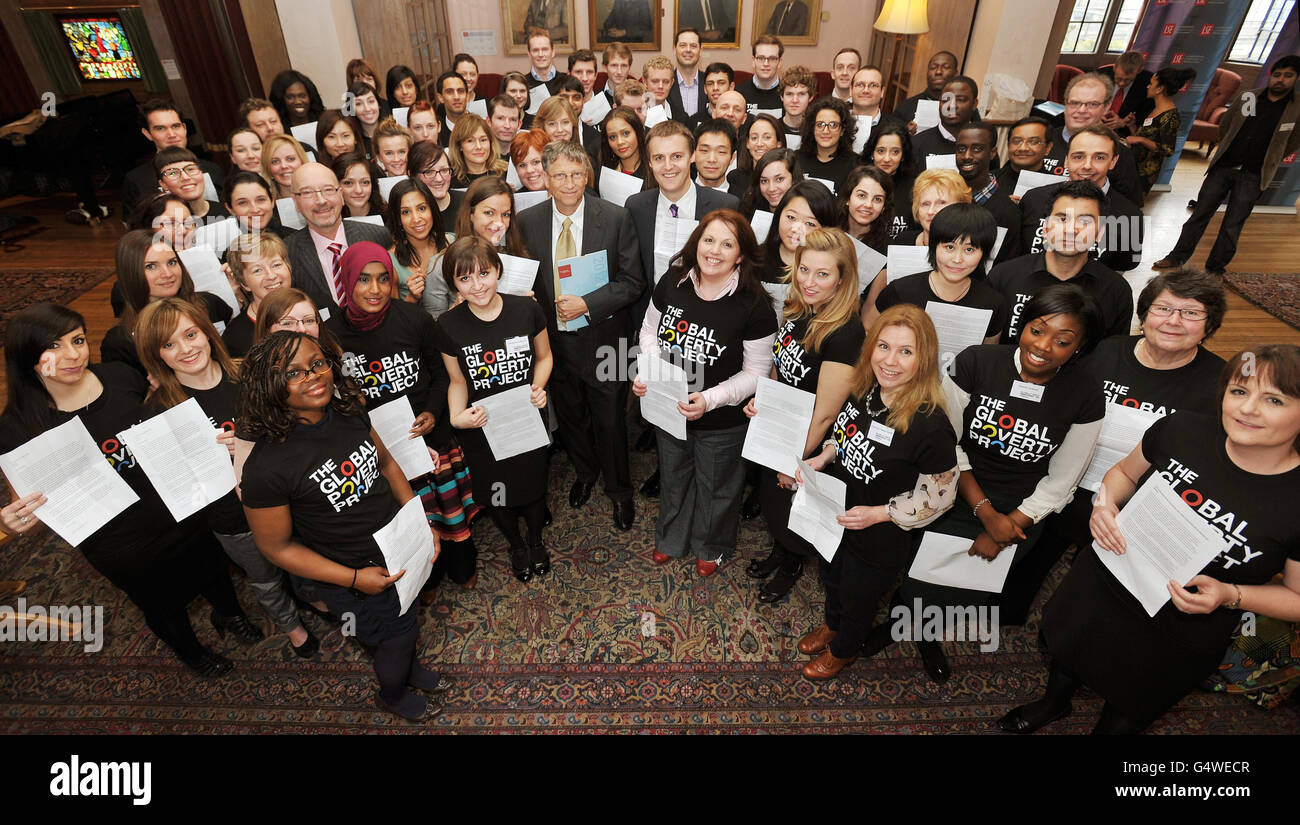 Bill gates visits uk hires stock photography and images Alamy