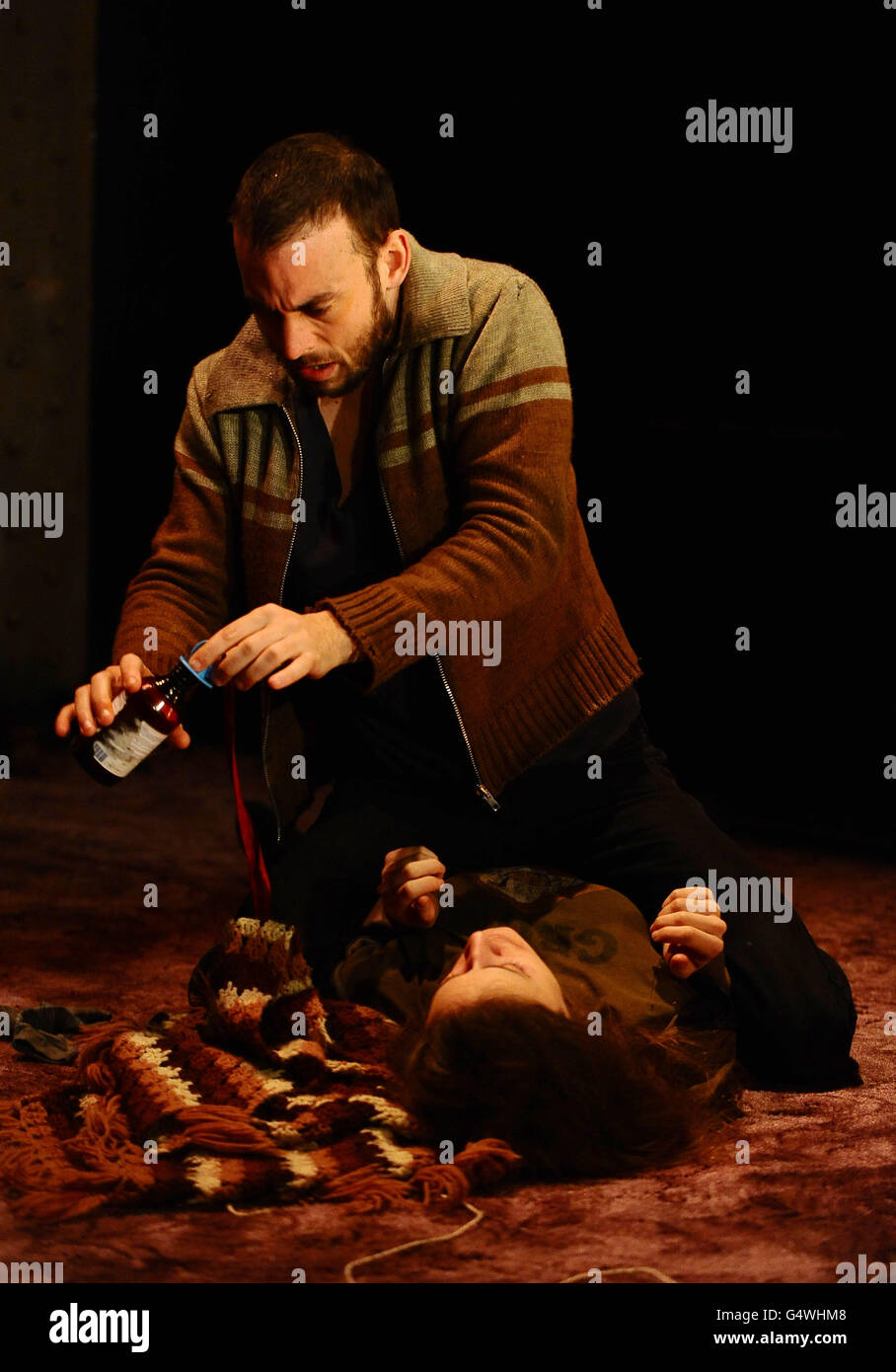 The Pitchfork Disney photocall. Chris New and Mariah Gale are seen