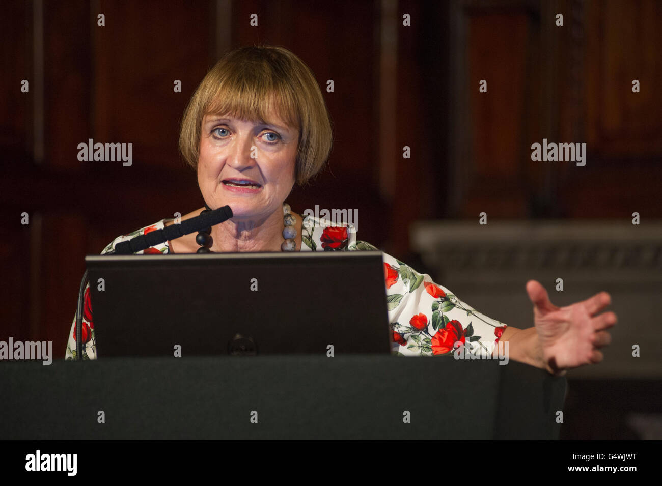 Labour Peer Dame Tessa Jowell of Brixton guest speaker at a Chartered Institute of Building event. Stock Photo