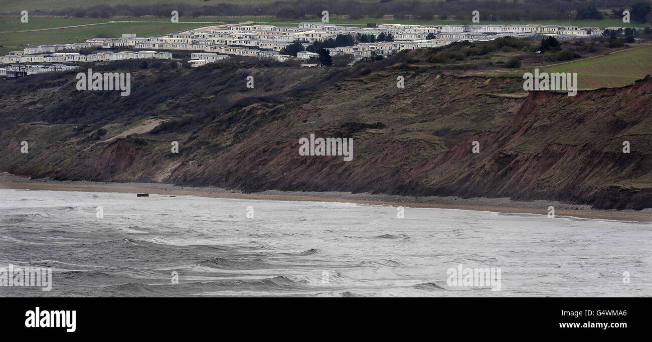 Caravan coastal erosion hi-res stock photography and images - Alamy