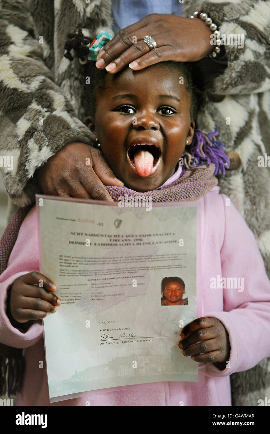 Irish Citizenship ceremony Stock Photo 106285615 Alamy