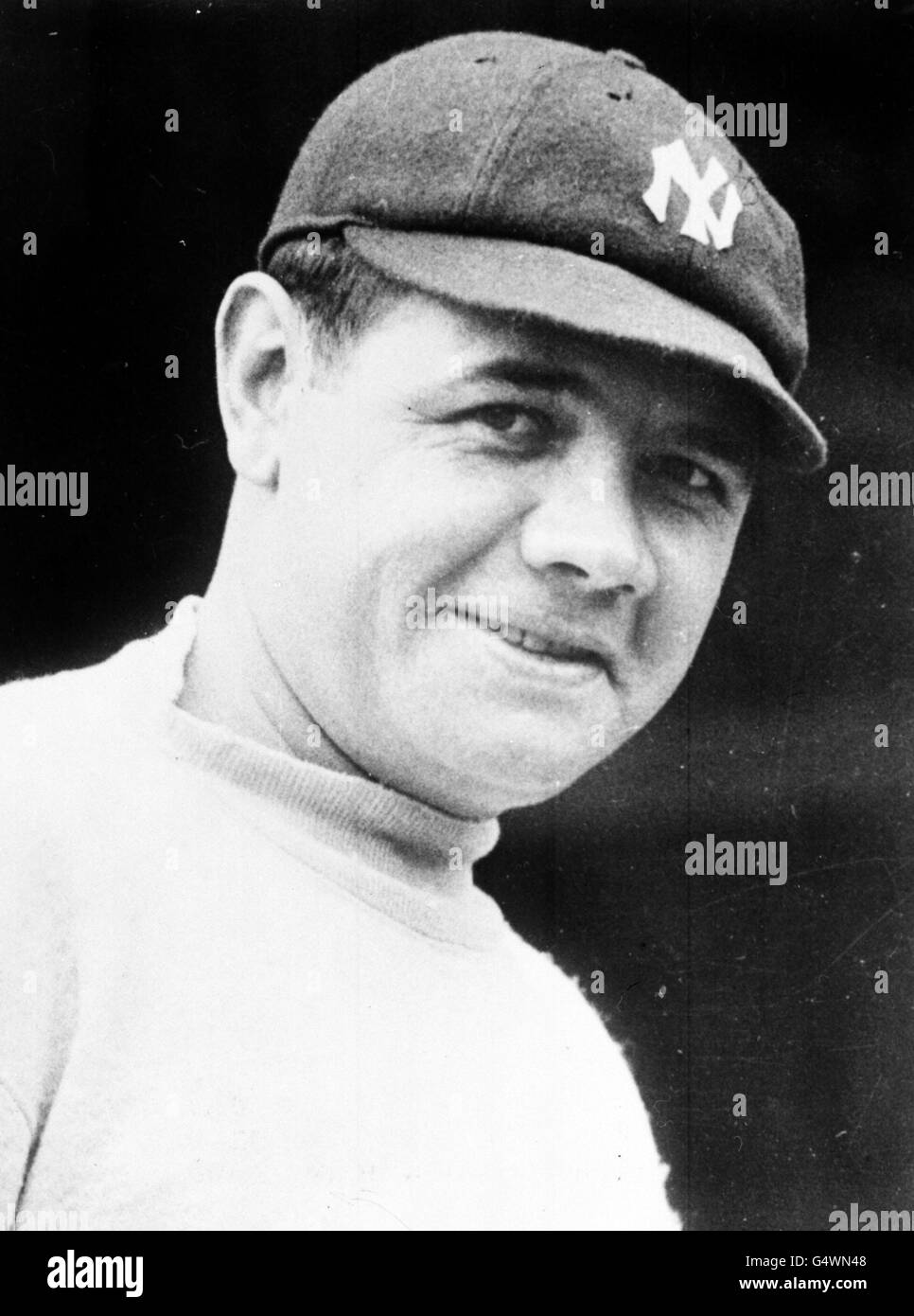 Born on this day - Babe Ruth Stock Photo
