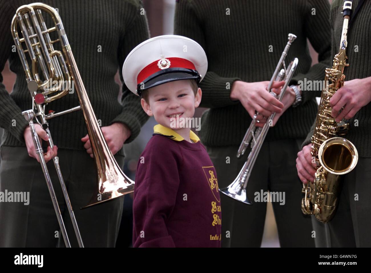 Matthew Cooper Royal Marines Stock Photo