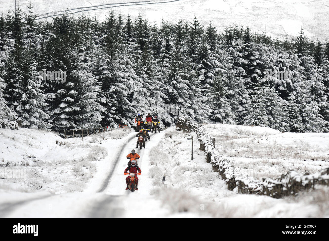 Winter weather January 29th Stock Photo Alamy