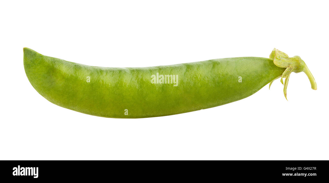 peas in a pod isolated Stock Photo