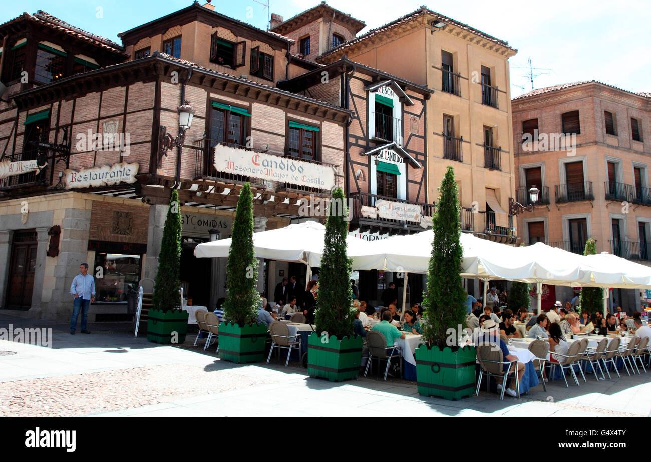 Segovia Casa Candido Stock Photo Alamy