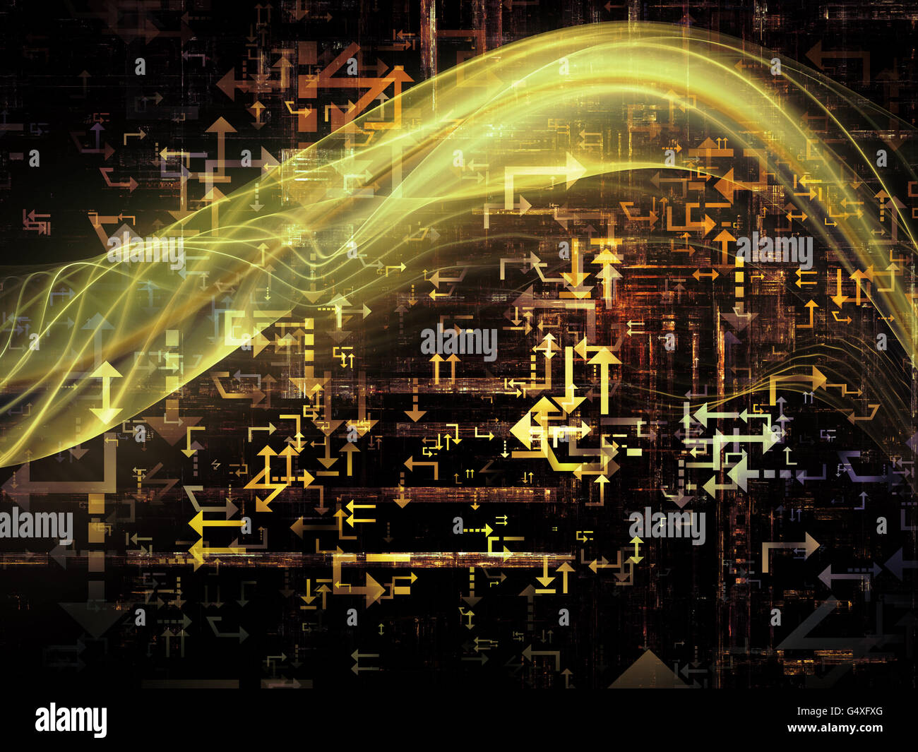 Glowing waves hi-res stock photography and images - Alamy