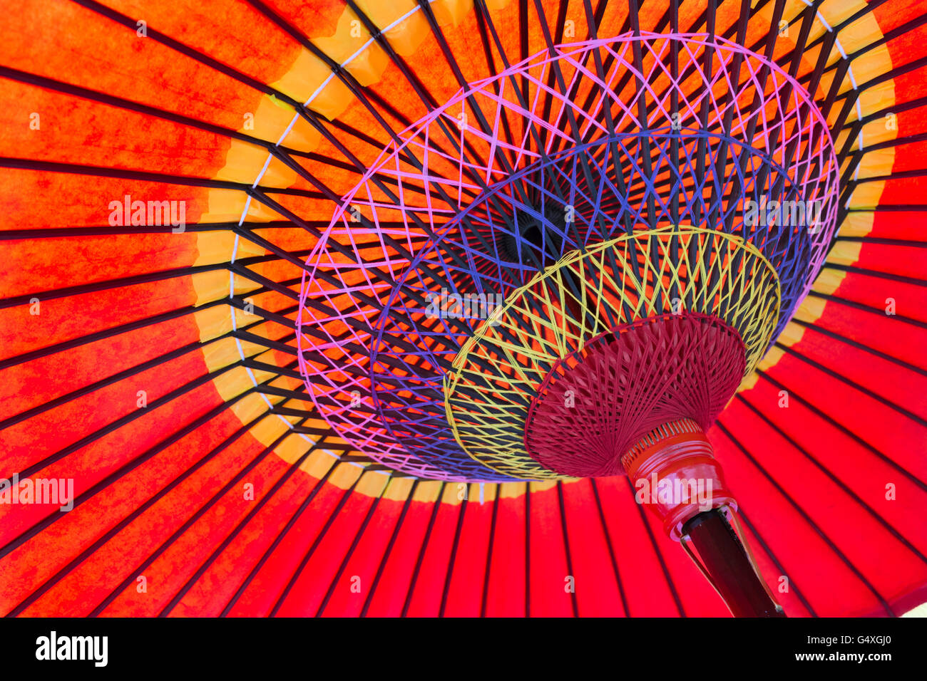 Red japanese umbrella hires stock photography and images Alamy
