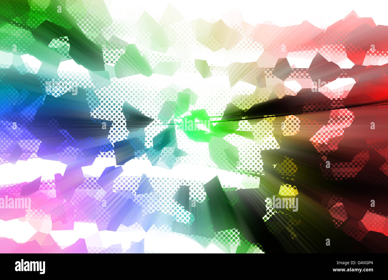 abstract multicolor background and digital wave with motion blur Stock ...