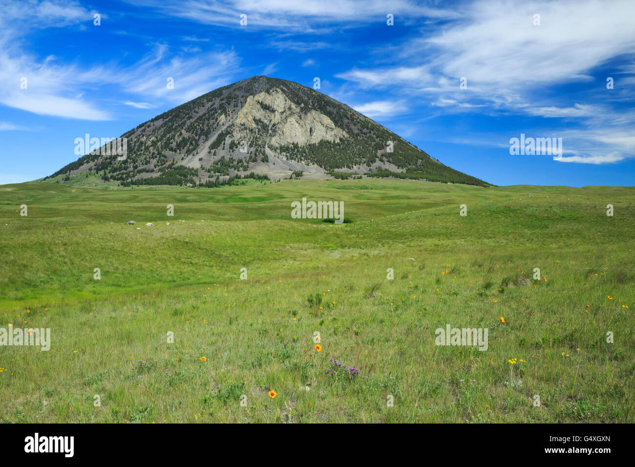 prairie below west butte in the sweet grass hills near whitlash