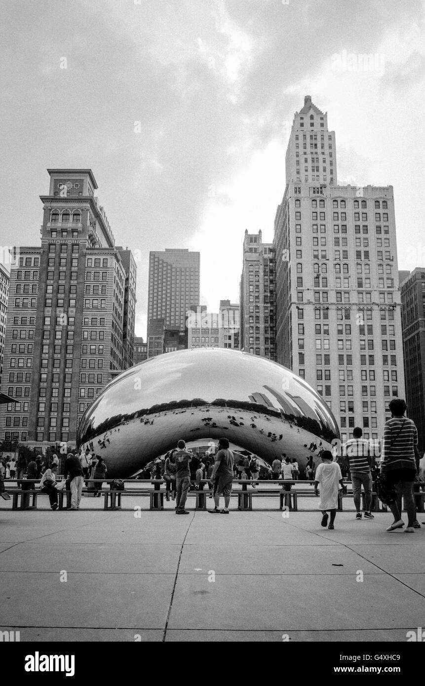 Chicago The Bean Stock Photo Alamy
