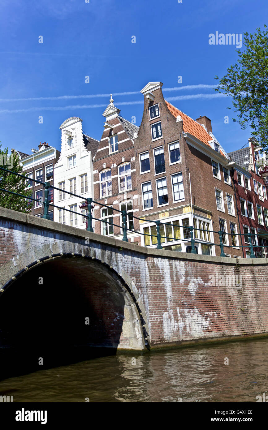 City Scene of Amsterdam, Netherlands, Europe Stock Photo