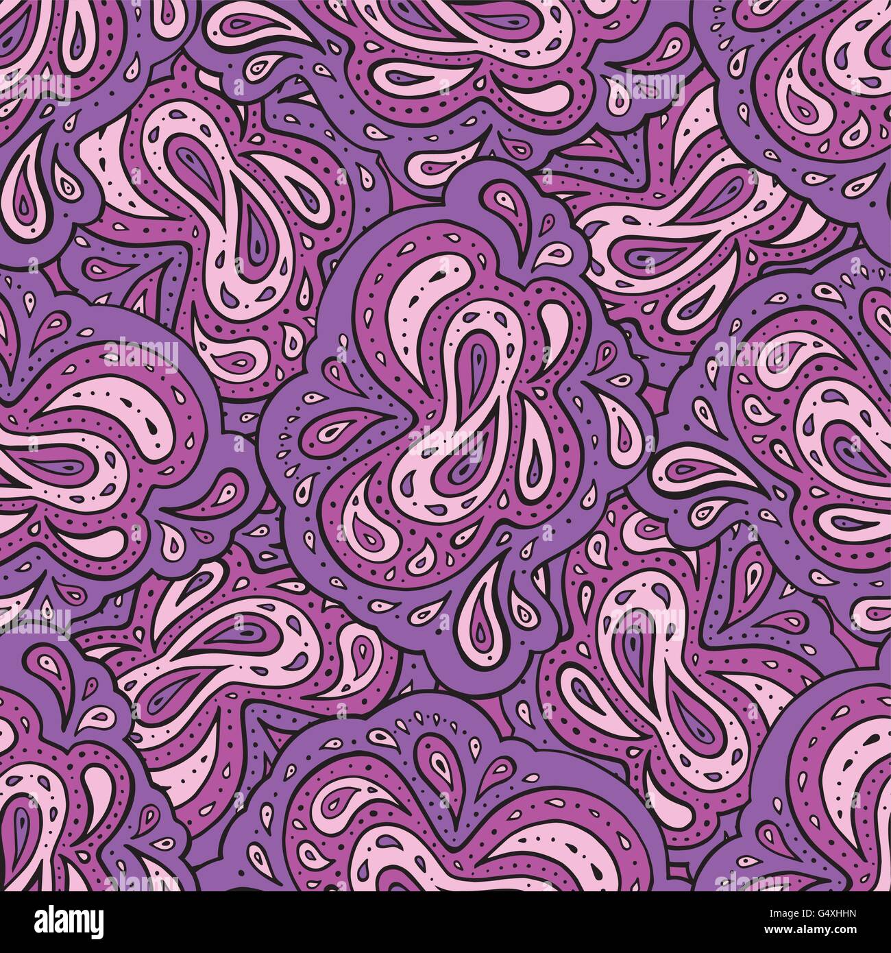 Hand drawn seamless pattern Stock Vector Image & Art - Alamy