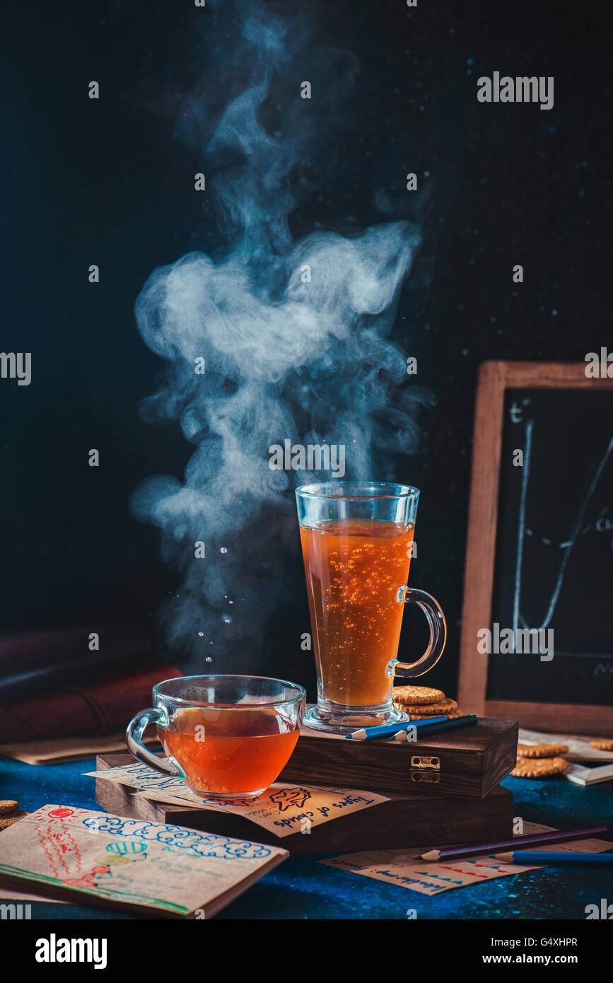 Cloudy day tea Stock Photo Alamy