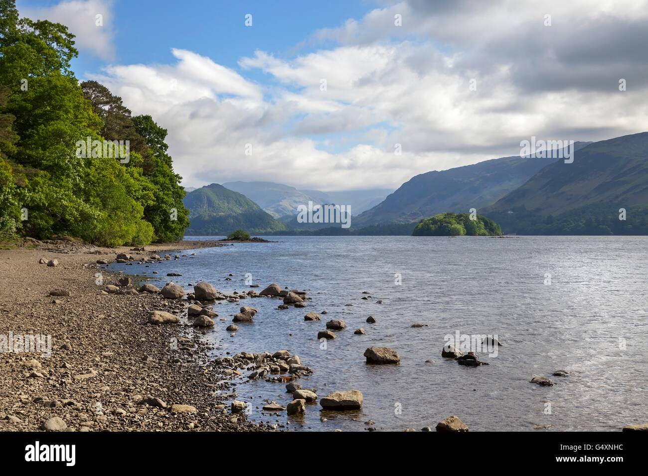 Derwent Water, The Lake District, Cumbria, England Stock Photo