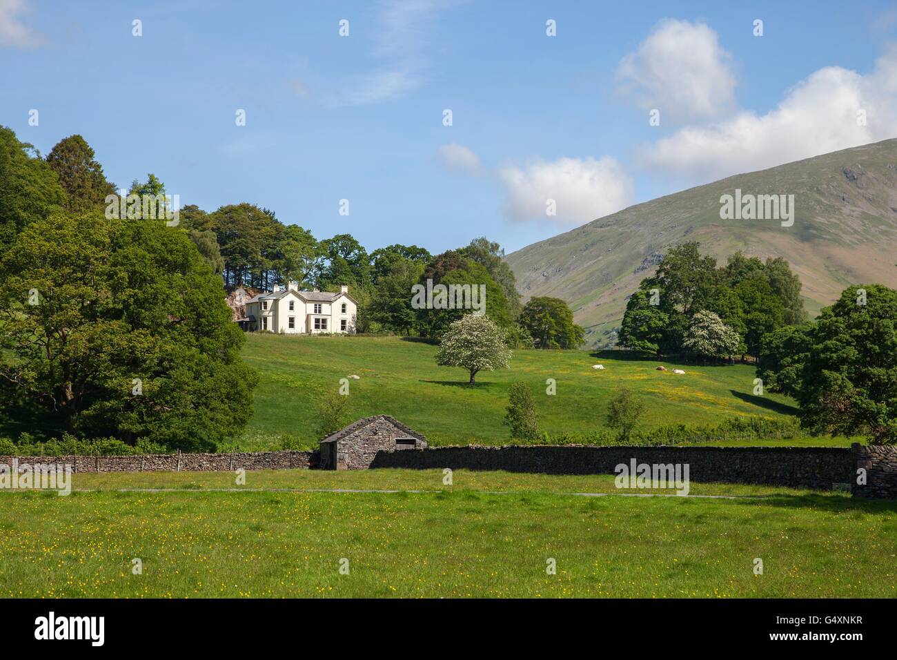 Fine house overlooking Grasmere village, The Lake District, Cumbria