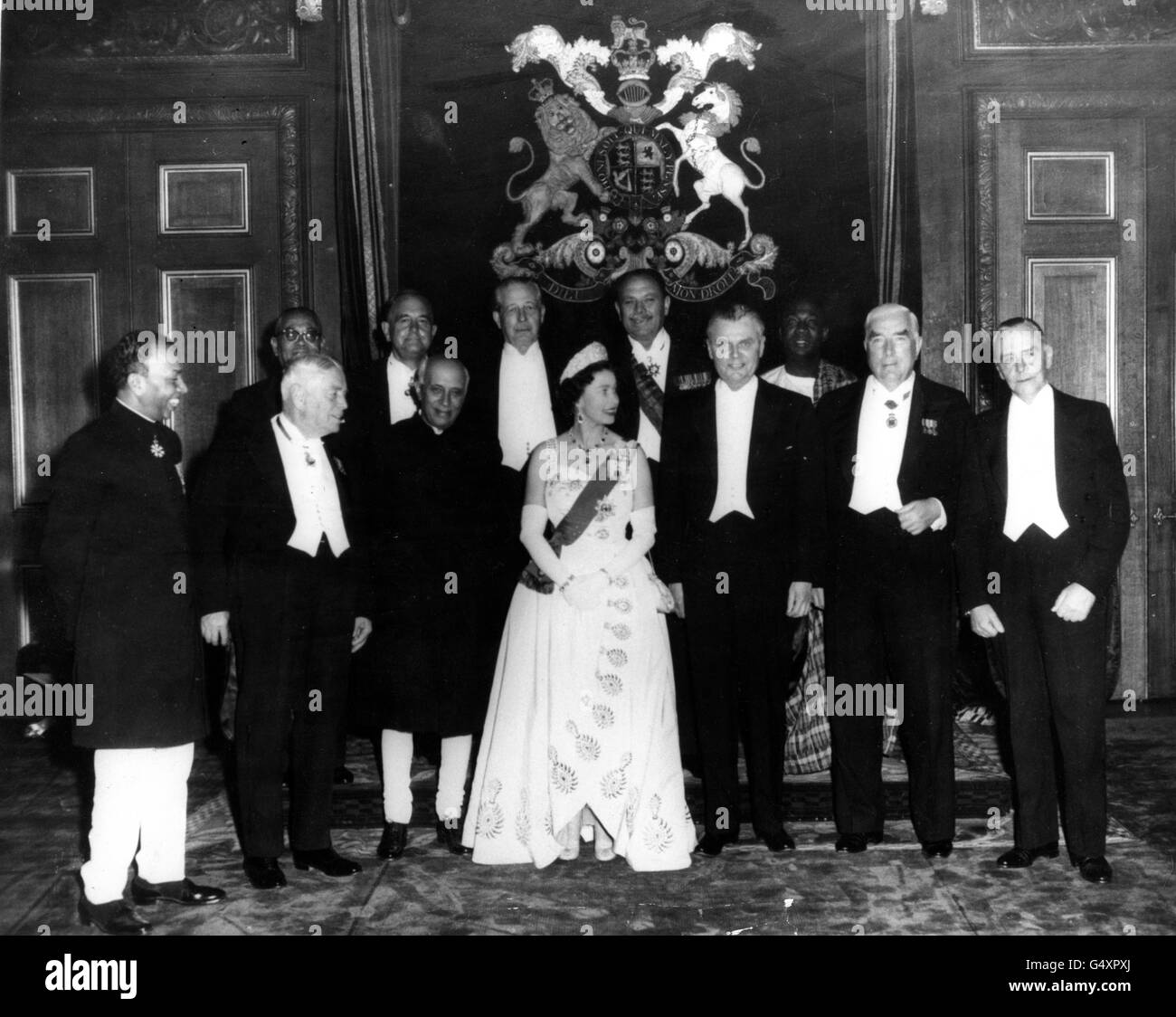 Politics - Commonwealth Prime Ministers - Windsor Castle Stock Photo