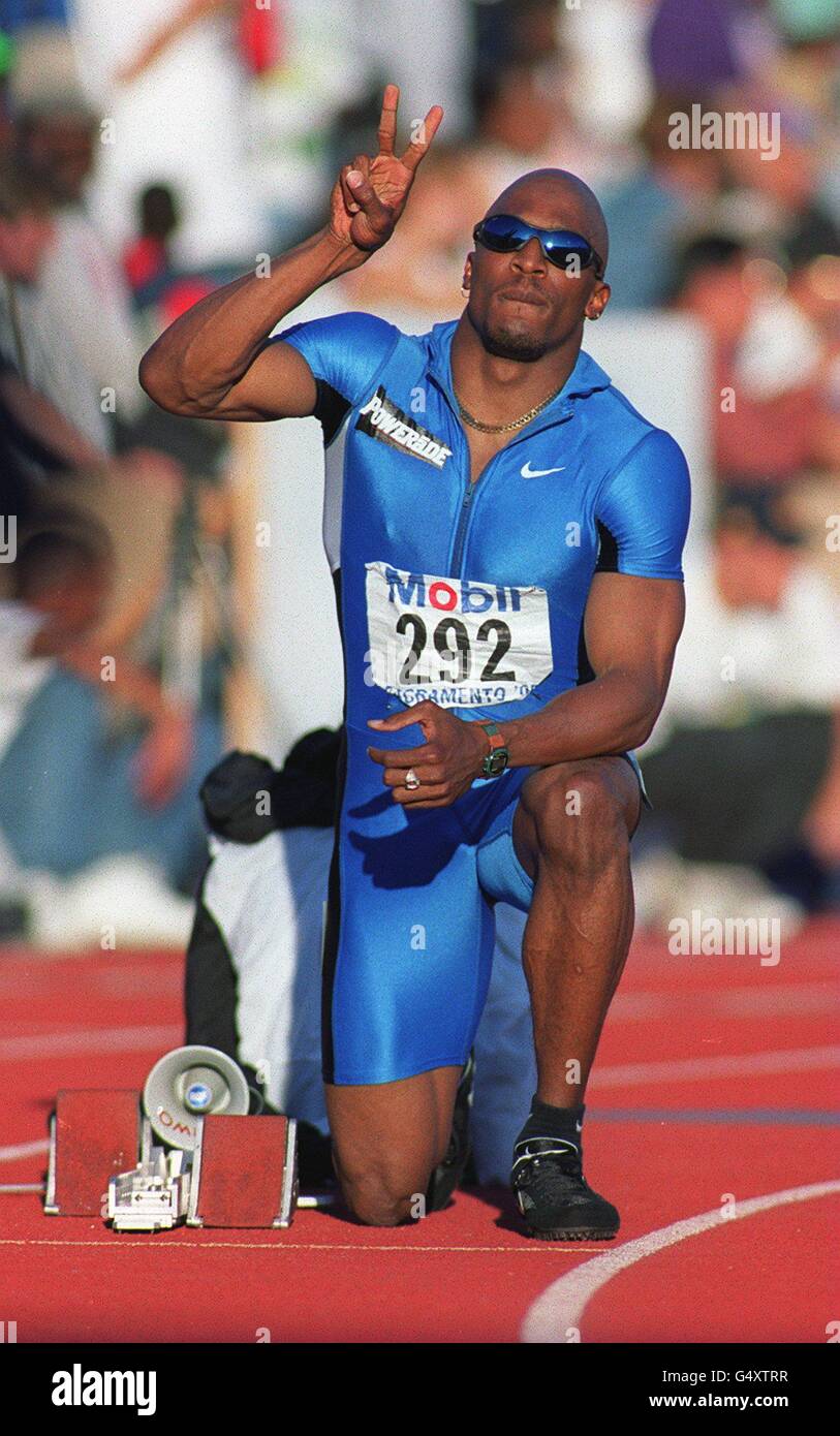 ATHLETICS SACRAMENTO. DARNELL HALL, USA 400M Stock Photo Alamy