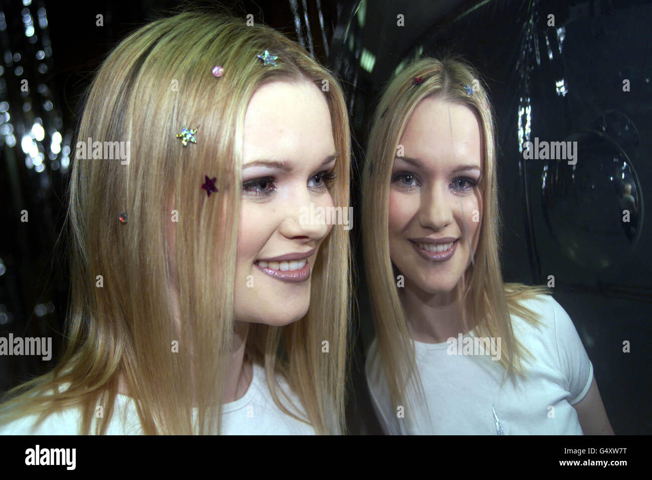 Irish Eurovision Celia Ahern Stock Photo