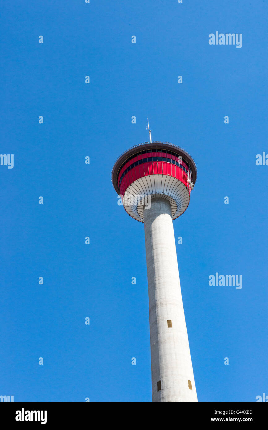 Canada, Calgary, The Calgary Tower Stock Photo