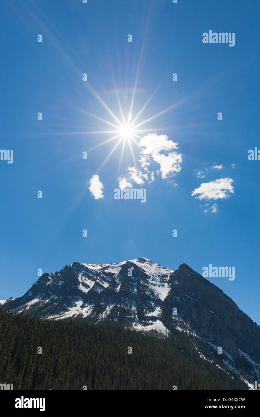 Canada, Alberta, Banff National Park, Bright Sunshine Stock Photo Alamy